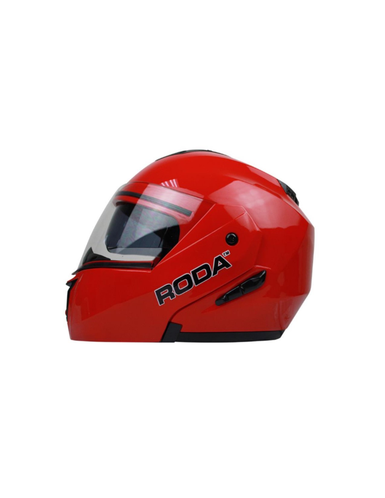 Casco roda abatible discount rojo